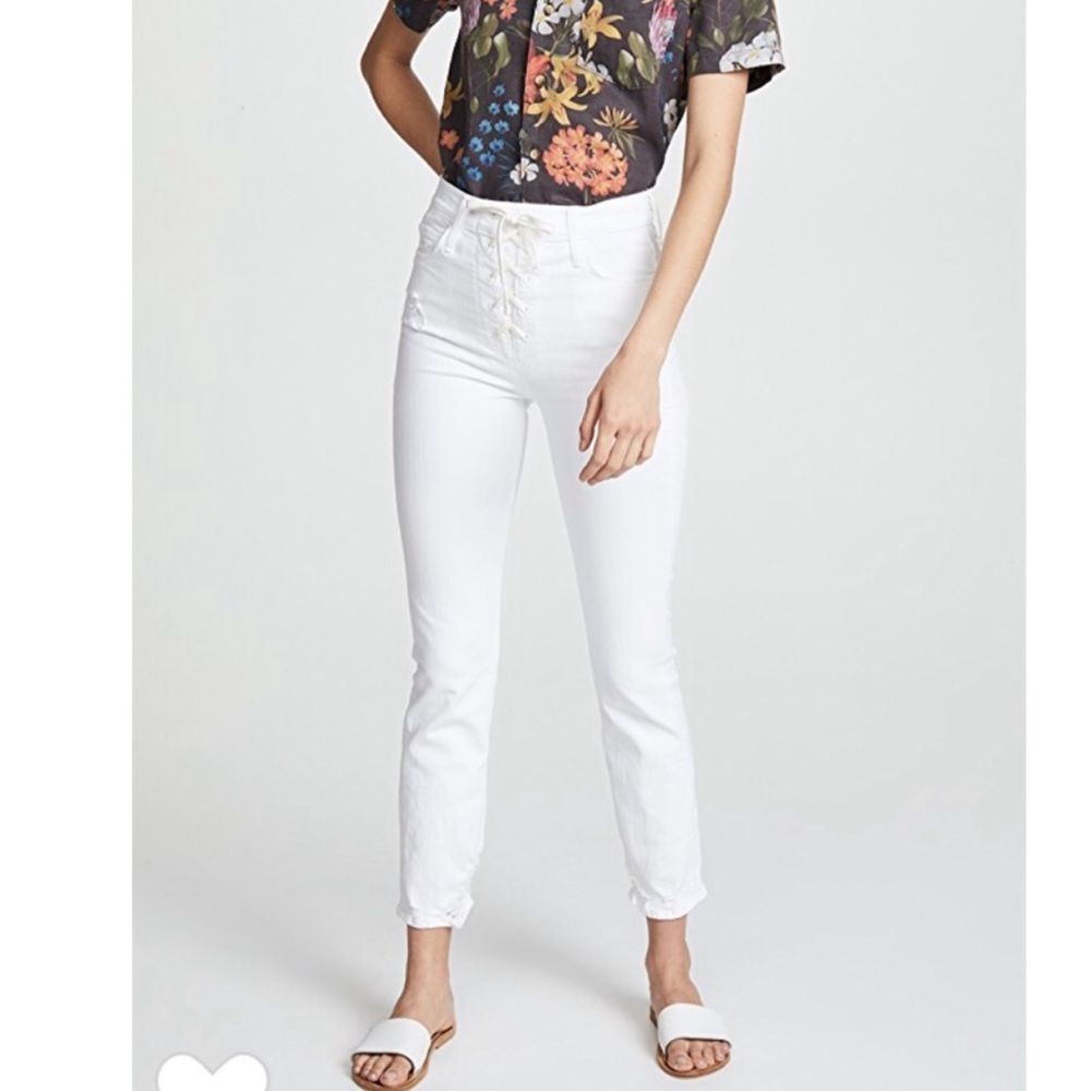 Mother The Dazzler Lace Up Pant 25